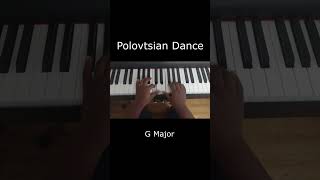 Polovtsian Dance shorts piano [upl. by Areehs]