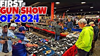 FIRST GUN SHOW OF 2024 gunshow guns [upl. by Mccord]