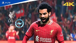 EA FC 25  Liverpool vs Brighton Ft M Salah amp D Núñez  Premier League Full Match  PS5™ 4K60 [upl. by Ares]