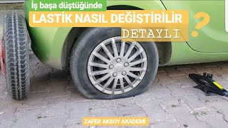 LASTİK NASIL DEĞİŞTİRİLİR  DETAYLI ANLATIM [upl. by Orvas]