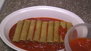 Como hacer Canelones rellenos de carne con queso y al horno [upl. by Atined598]