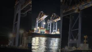 Container Loading Operations at Kochi Port kochishorts ship kerala [upl. by Myron]