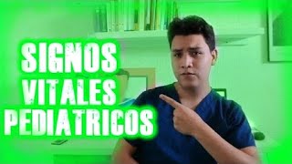 ✅SIGNOS VITALES EN PACIENTES PEDIATRICOS Valores NORMALES [upl. by Anirres]