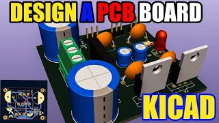 Full tutorial on how to make pcb board Kicad [upl. by Sublett986]