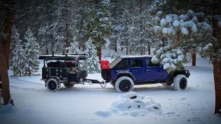 Solo Winter Camping in the Colorado Snow [upl. by Toy542]