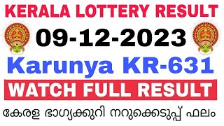 Kerala Lottery Result Today  Kerala Lottery Result Today Karunya KR631 3PM 09112023 bhagyakuri [upl. by Selfridge]