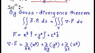 Gauss Divergence theorem Part 1 [upl. by Hilliary]