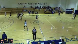 Andrew Osborne Acade vs Grand River Academy Boys High School Basketball [upl. by Lyford]