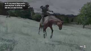 RED DEAD REDEMPTION HOW TO LASSO A HORSE [upl. by Ezarras]