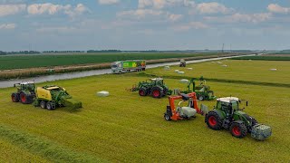 Baling season 2022  Fendt 720 ONE 514 S4 720 S3  Van het Goor [upl. by Peder]