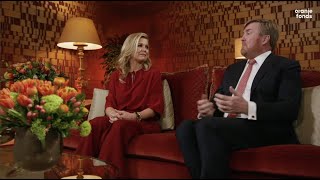 INTERVIEW WillemAlexander en Máxima over hun huwelijkscadeau [upl. by Aleahpar]