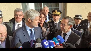 Bruno Retailleau en visite sur les terres de Laurent Wauquiez [upl. by Dorothy]