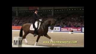 KWPN Stallion Vivaldi and Dutch rider Hans Peter Minderhoud [upl. by Ule31]