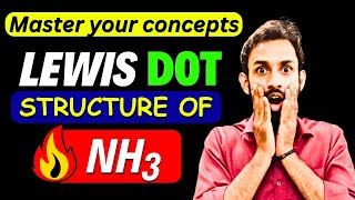 Lewis dot structure of NH3  Electron dot structure of NH3 [upl. by Nolte24]