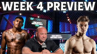 Dana White Contender Series Week 4 Preview [upl. by Anaerb]