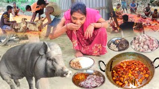 Pork Curry Recipe In Village Style  Pork Recipe  Pork Curry  Aarti Kundan Village Cooking [upl. by Richlad45]