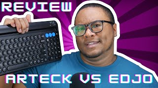 Arteck vs EDJO KEYBOARD Review  Wired Mechanical Gaming vs Bluetooth  Which Is Best For You [upl. by Nuahsak]