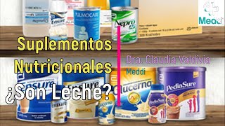 Los Suplementos Nutricionales ¿Son Leche [upl. by Trstram429]