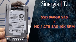 SSD 960GB SAS X HD 12TB SAS 10K RPM  Performance x Robustez Quem ganha essa disputa [upl. by Jauch39]