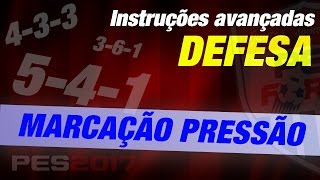 INSTRUÇÕES AVANÇADAS  DEFESA  MARCAÇÃO PRESSÃO [upl. by Rica]