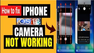 How To Fix Camera App Not Working On iPhone after iOS 18 update [upl. by Enuj139]