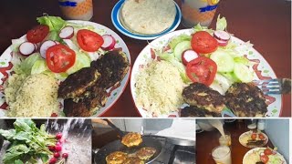 Tortitas de carne molida de pollo con hojas de rabano muy fácil y económica de preparar 😋 😋 😋 😋 [upl. by Mendel]