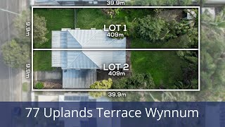 JUST LISTED  77 Uplands Terrace Wynnum [upl. by Abih]