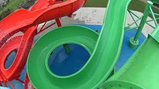 Banjo’s Billabong Green Slide at Jamberoo Action Park [upl. by Sidoon]