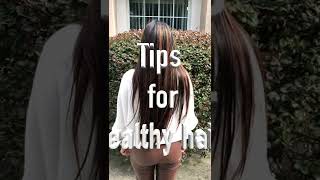 Healthy Hair Tips [upl. by Aiotal]