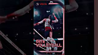 Women powerful smash 💪💪volleyball sports shorts EpicVolleyball [upl. by Alaehs792]