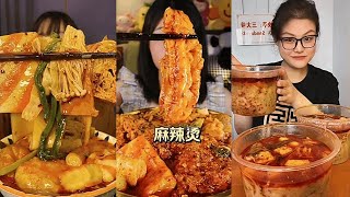 Food eating spicy big mouthfuls so delicious  Little snack food  먹방 236 mukbang eatingshow [upl. by Aner]