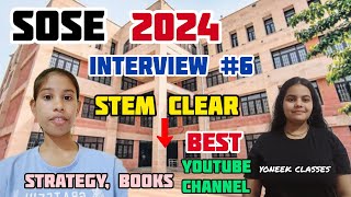 SOSE INTERVIEW CLASS 9 STEM Books strategy amp YouTube channel sose sosestem sose2025 asose stem [upl. by Holder56]