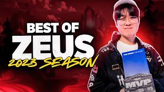 Best of T1 Zeus  2023 Highlights [upl. by Einial]