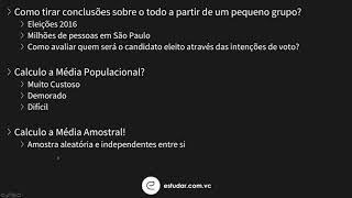 Introdução ao Intervalo de Confiança da Média [upl. by Caren]