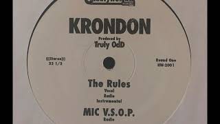 Krondon  The Rules [upl. by Olotrab762]