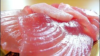 Eating Japanese food Sashimi quotMaguro kiriotoshiquot ASMR [upl. by Laband]