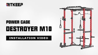 RitKeep Fitness Destroyer M10 Installation Video [upl. by Avron]