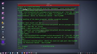 CHIRP ttyusb0 Permission Denied  Ubuntu Error Fix [upl. by Scarlett]