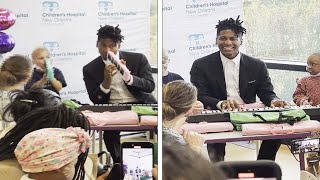 Jon Batiste Surprises Kids In Hospital With Private Performance [upl. by Nivloc]