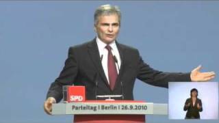 Rede von Werner Faymann auf dem Bundesparteitag 2010 [upl. by Nnawtna809]