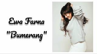 Ewa Farna  quotBumerangquot Lyrics CZ [upl. by Linders388]