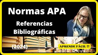 👉 Normas APA 7 Referencias bibliográficas ¡Domina el arte de citar tus fuentes 2024 [upl. by Ashla]