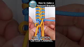 Learn How to Make a Paracord Bracelet Aviator Knot Tutorial shorts [upl. by Atirma]