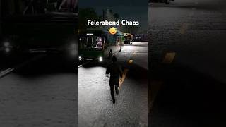 Feierabend Chaos 😅 bussimulator funnyshorts [upl. by Ylrae]