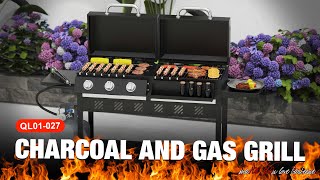 Get Better Flavor from Your Gas Charcoal Combo Grill Now l KEYO [upl. by Brighton]