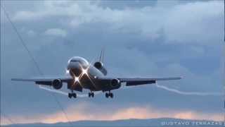 HD  McDonnell Douglas DC10 Landing [upl. by Maggee]