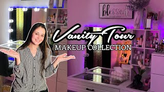 Vanity Room Tour amp Makeup Collection 2024 [upl. by Haymes]