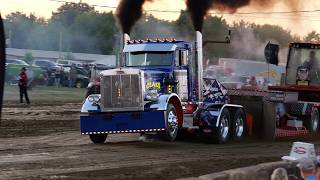 2024 Crawford County Fair Pull  Pro Stock Semis [upl. by Auqenehs]