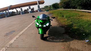 14 gear top speed check of Kawasaki ZX14R  ZX14R 1st Gear top speed challenge  1st Vlog [upl. by Heringer309]