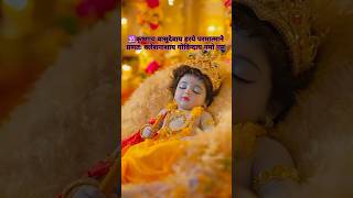 krishnaya vasudevaya haraye paramatmane  Powerful Krishna Mantra krishna mantra jeetnursing [upl. by Ahsiekel309]